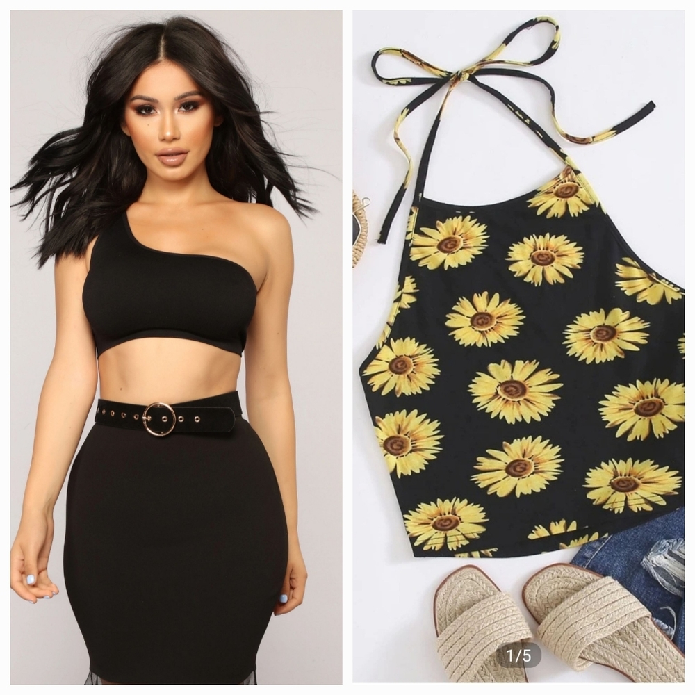 2 crop tops